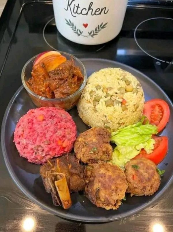 Meatballs and rice (boulete du riz)