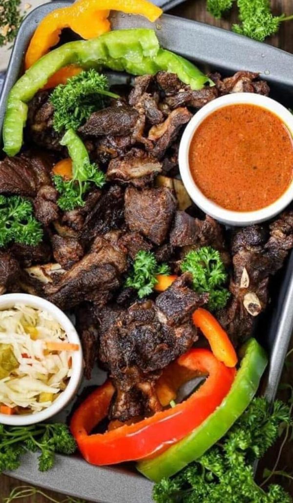 Fried goats (fried cabrite)