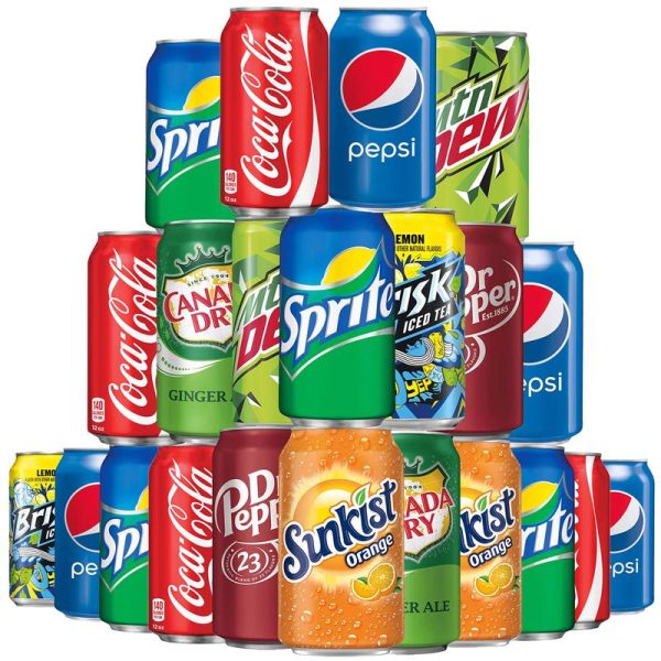 Pepsi Coca cola, Jupina, Malta & water bottle